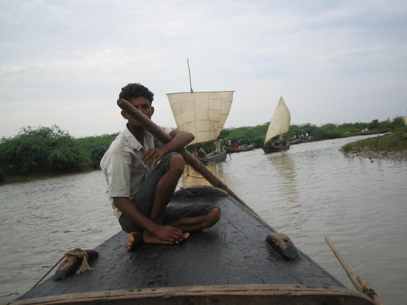 Shoe dhoni fishermen